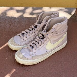 Nike High-Top Sneakers in Light Purple